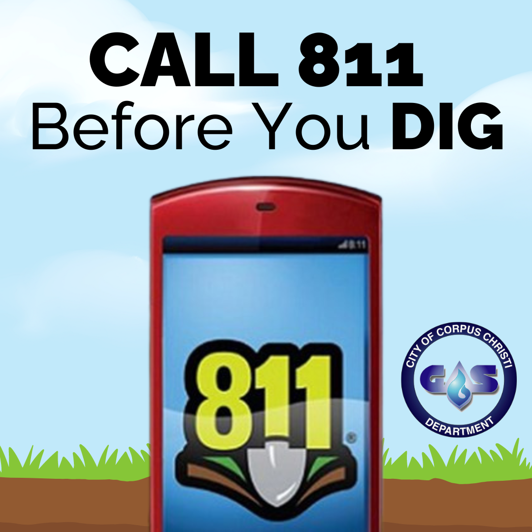 Call 811 Before You Dig Graphic