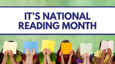 It's national reading month