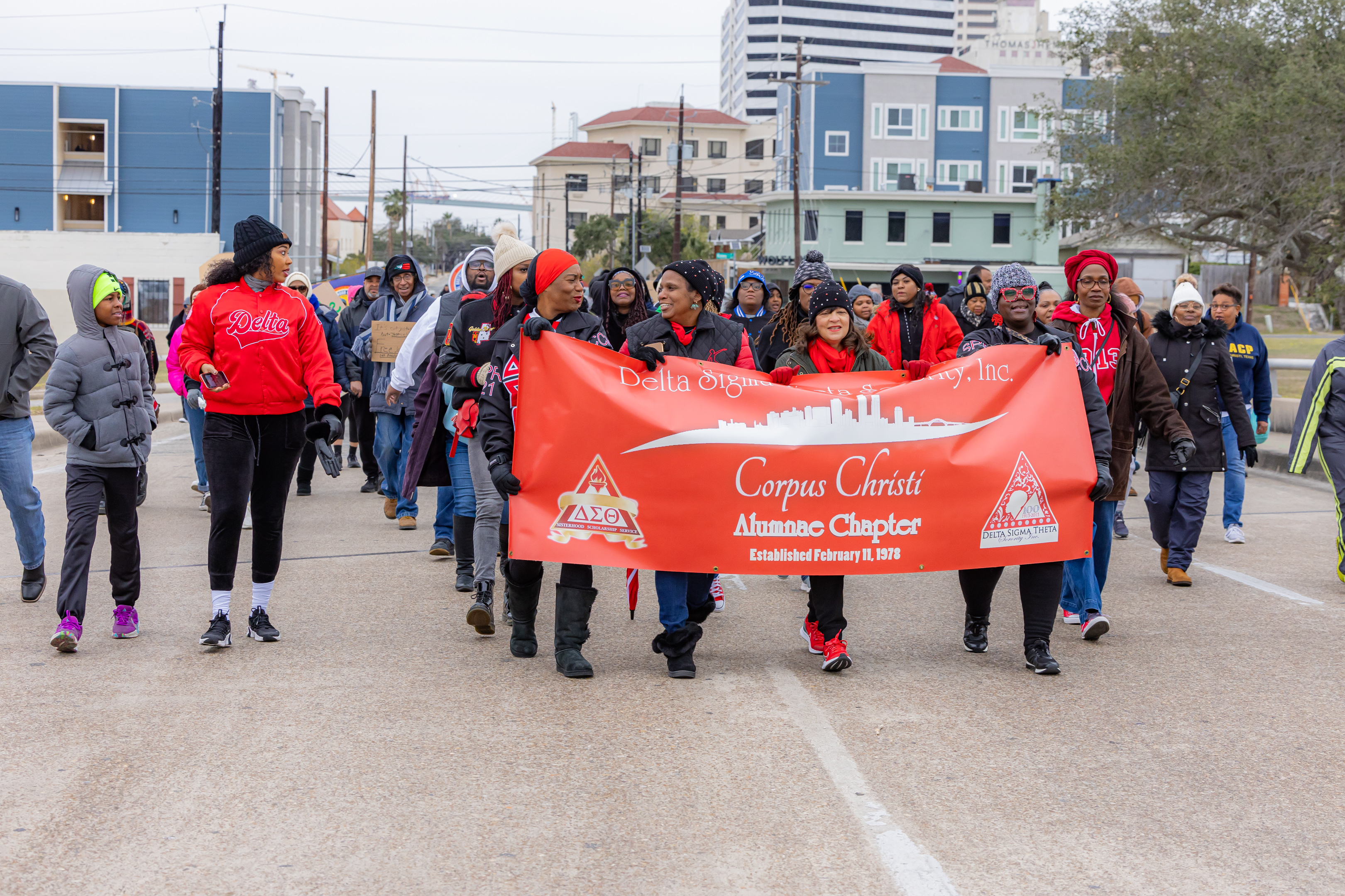 Community Members Celebrating Martin Luther King Day