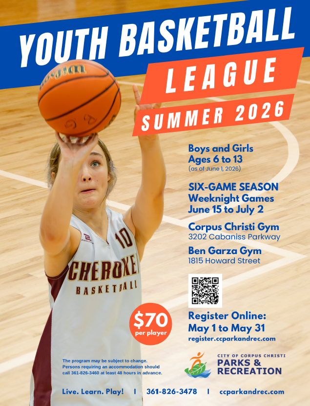 Summer 2026 Youth Basketball League Thumbnail