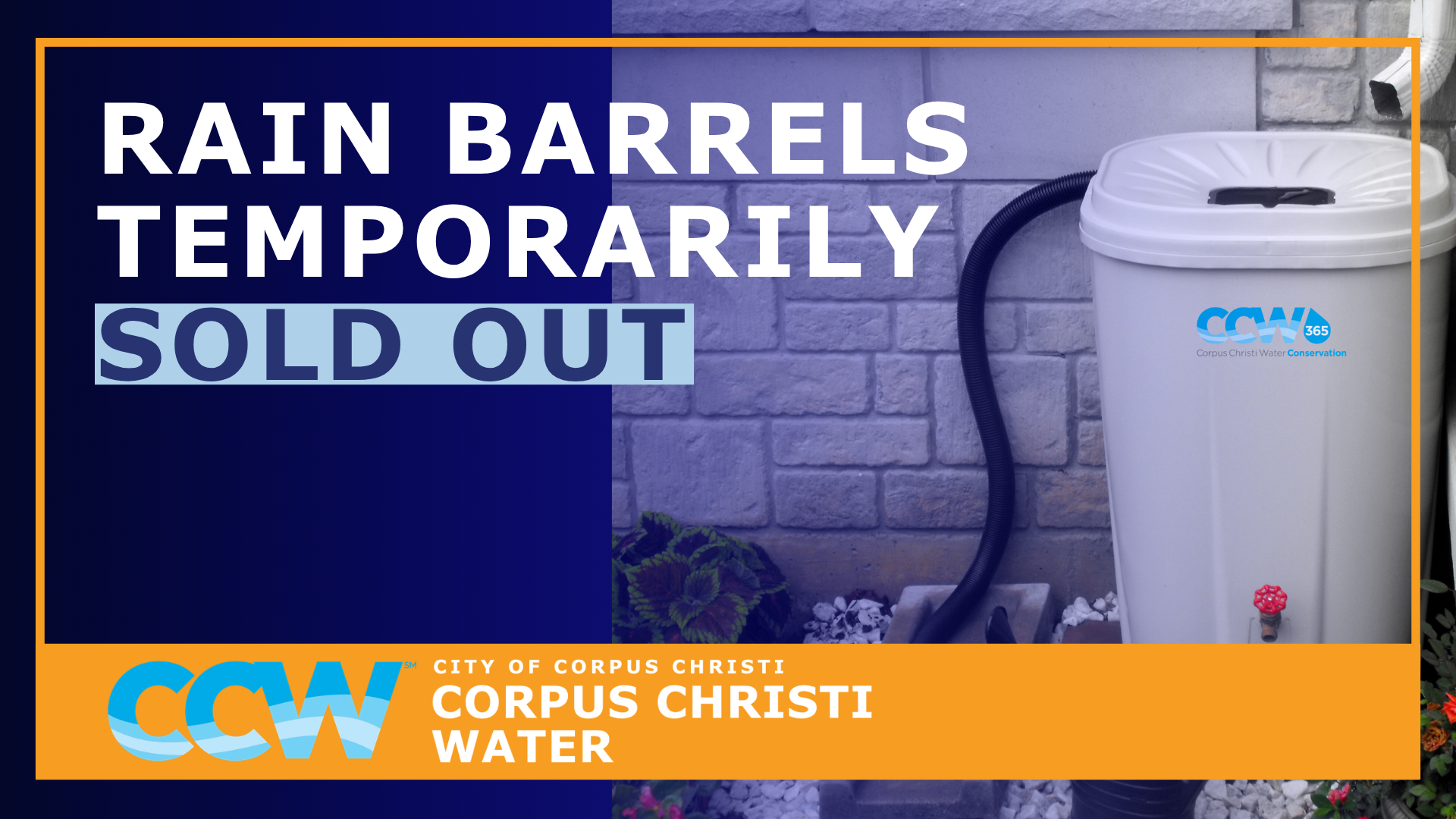 Rain Barrels Temporarily Sold Out