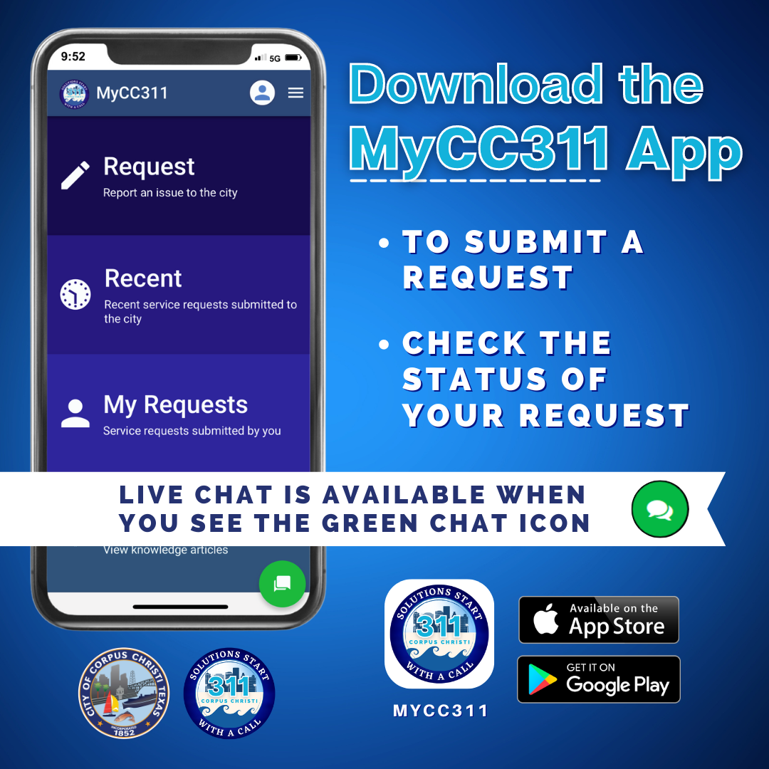 Download the MyCC311 App