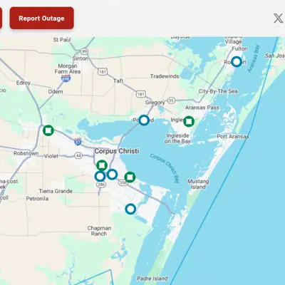 AEP Texas Outage Map