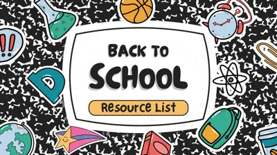 Back To School Resource List