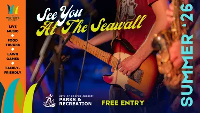 Summer 2026 See You at the Seawall; Live Music, Food Trucks, Lawn Games, and Family Friendly! Free Entry!